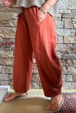 Lagen 7/8 Barrel Pant Rust